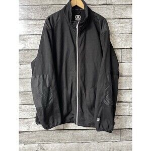 Ogio Grit Fleece Jacket Men’s Size 2XL Full Zip Black Jacket